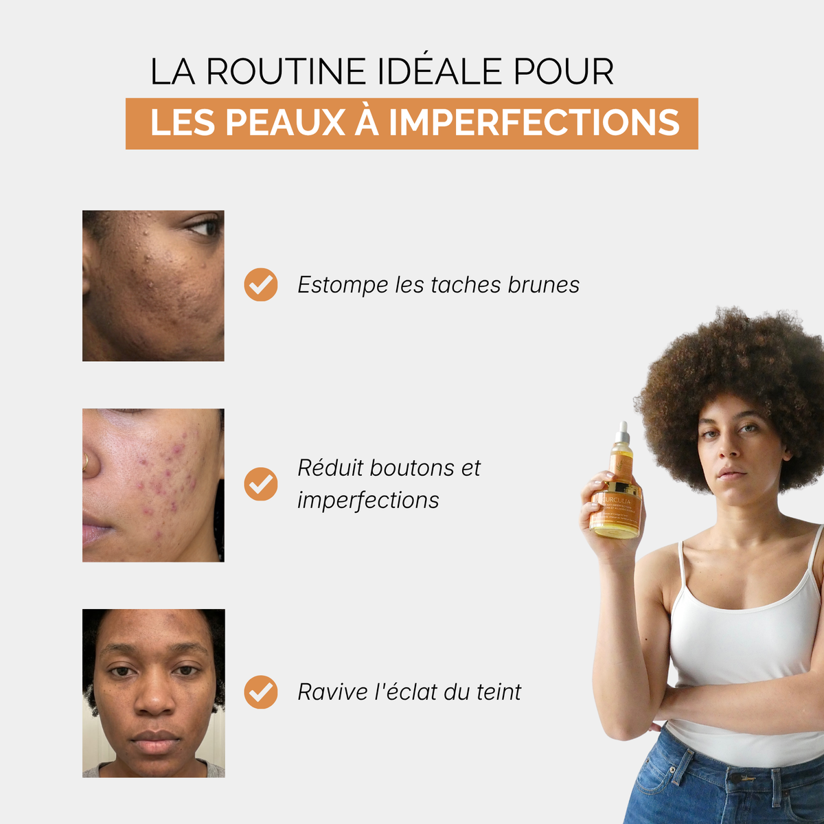 Pads Nettoyants au Curcuma 3 en 1